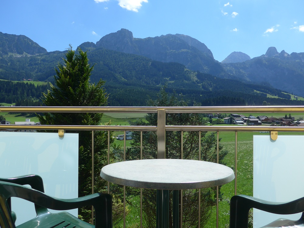 Blick vom Balkon